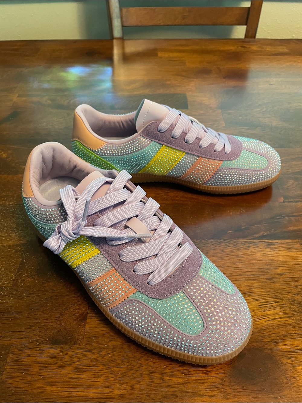 BERNESS Lennon Colorblock Sneaker Women’s Size 8 Purple Multi